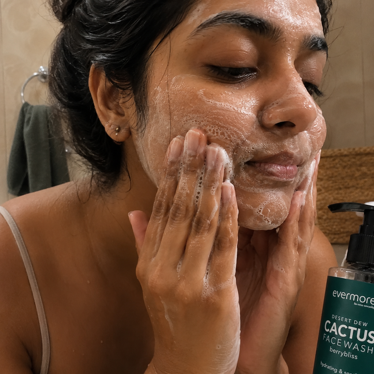 nopal cactus hydrating face wash