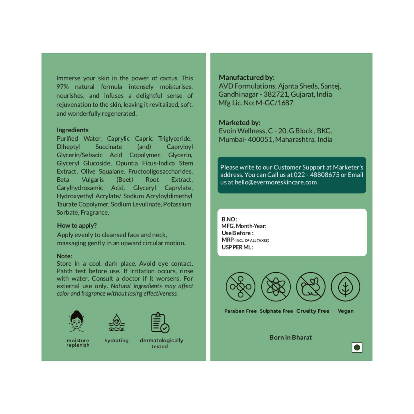India’s First Mexico-Sourced Cactus-Infused Soothing Moisturiser