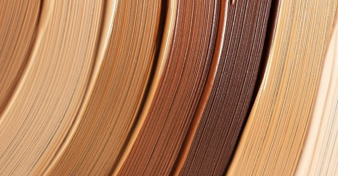 Close-up of diverse skin tones side by side, highlighting natural melanin variation and skin colour diversity for skincare.