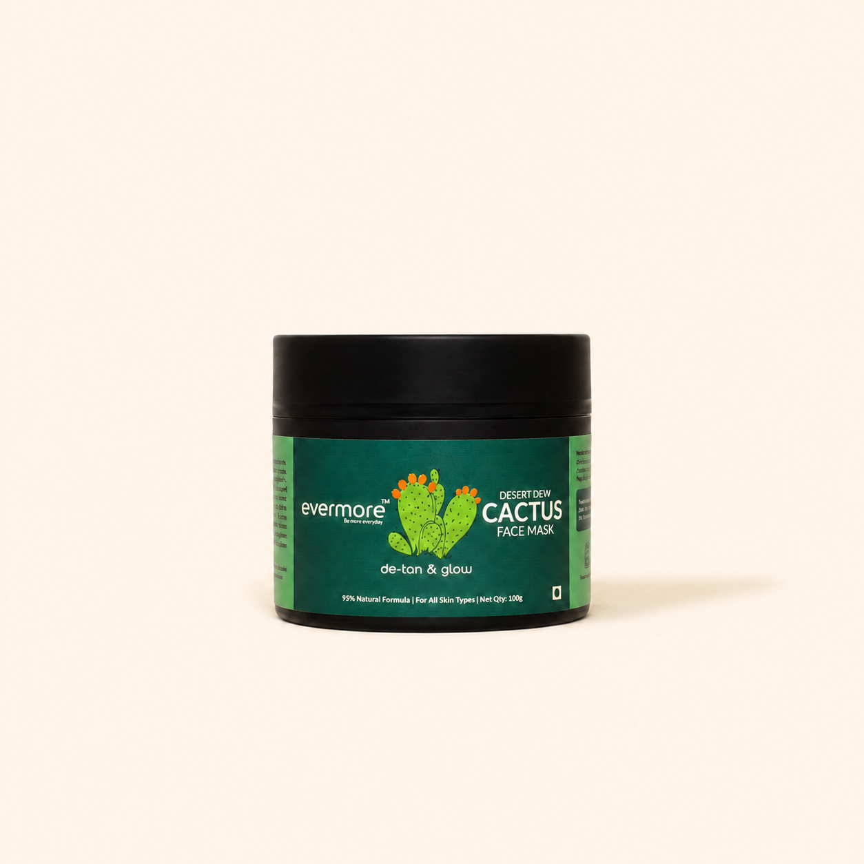 nopal cactus de-tan face mask