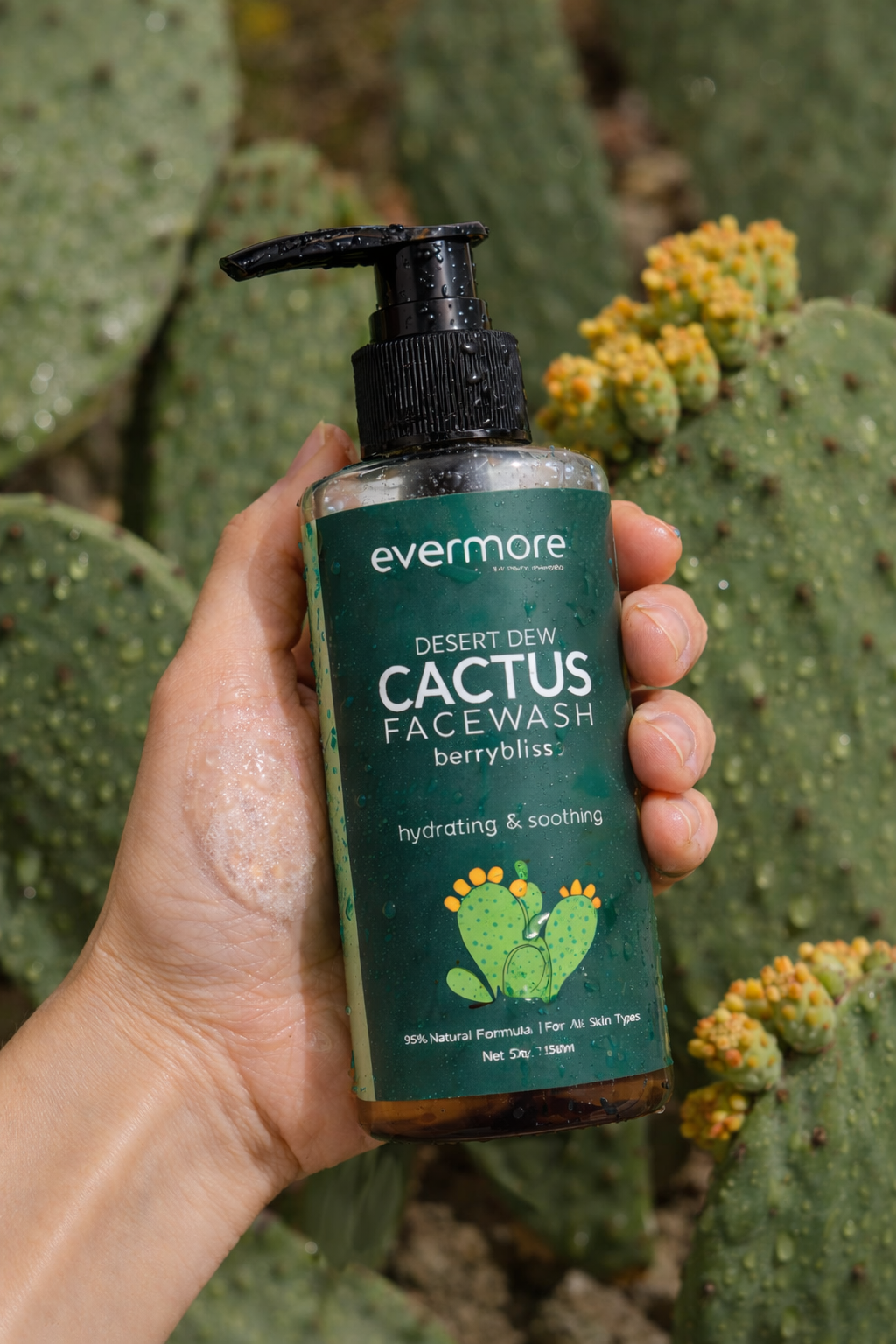 nopal cactus hydrating face wash