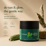 nopal cactus de-tan face mask