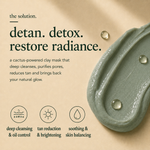 nopal cactus de-tan face mask