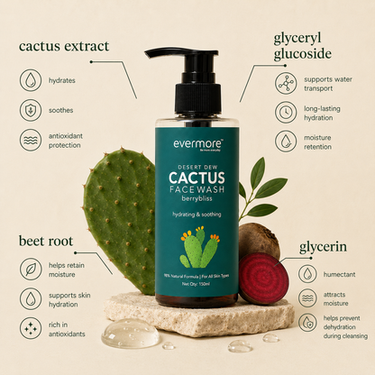 nopal cactus hydrating face wash