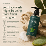 nopal cactus hydrating face wash