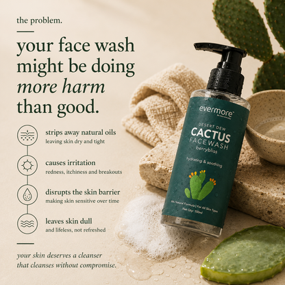 nopal cactus hydrating face wash