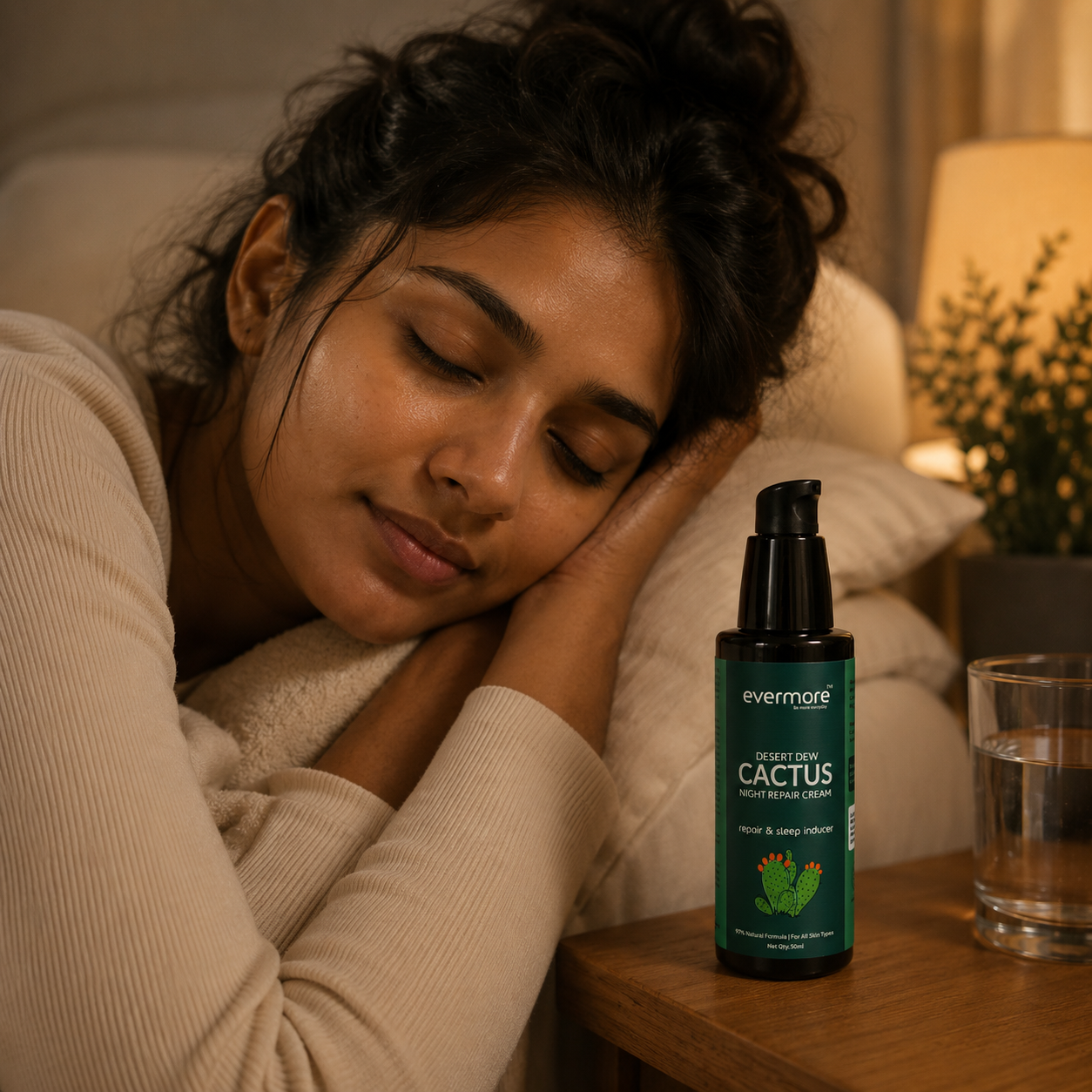 nopal cactus night repair cream